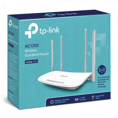 TP-Link Archer C50 AC1200 Wireless Dual Band Router - Image 4