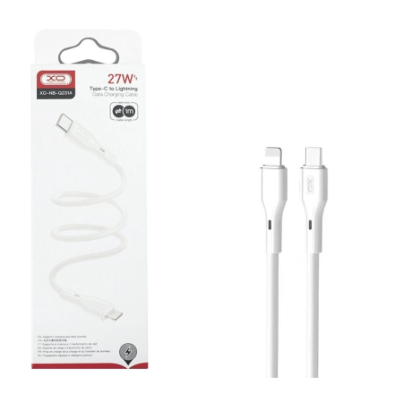 XO NB-Q231A Fast Charging Type-C to Lightining 27W Cable 1m - Image 2