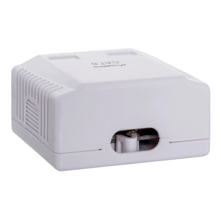 Lanberg outlet box RJ45 OU6-0002-W White - Image 2