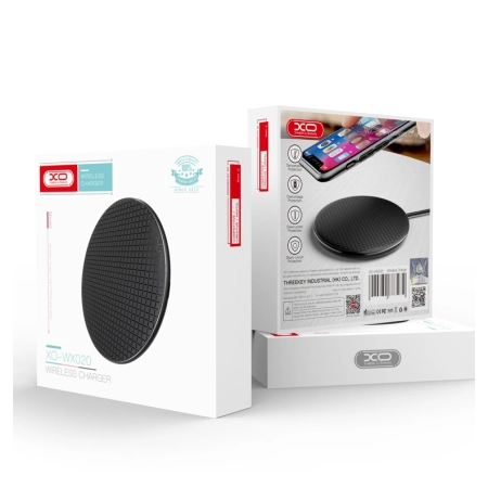 XO WX020 Wireless Fast Charger 15W Black - Image 2