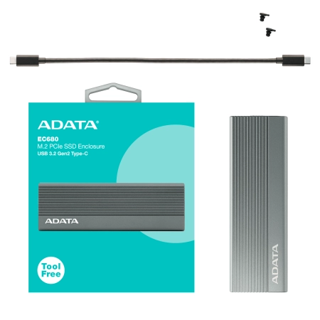 ADATA kućište za M.2 NVMe SSD Box Type-C EC680 - Image 4