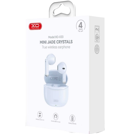 XO Bluetooth Slušalice sa mikrofonom X33 TWS Blue - Image 2
