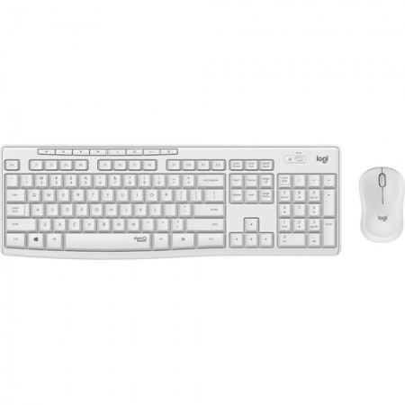 Logitech Tastatura + Miš MK295 Silent Wireless White