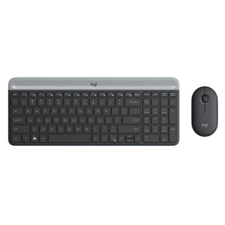 Logitech Tastatura + Miš MK470 Wireless Slim Black